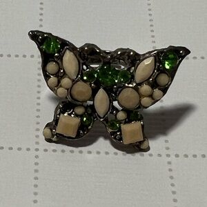 Vintage fashion jewelry/butterfly ring